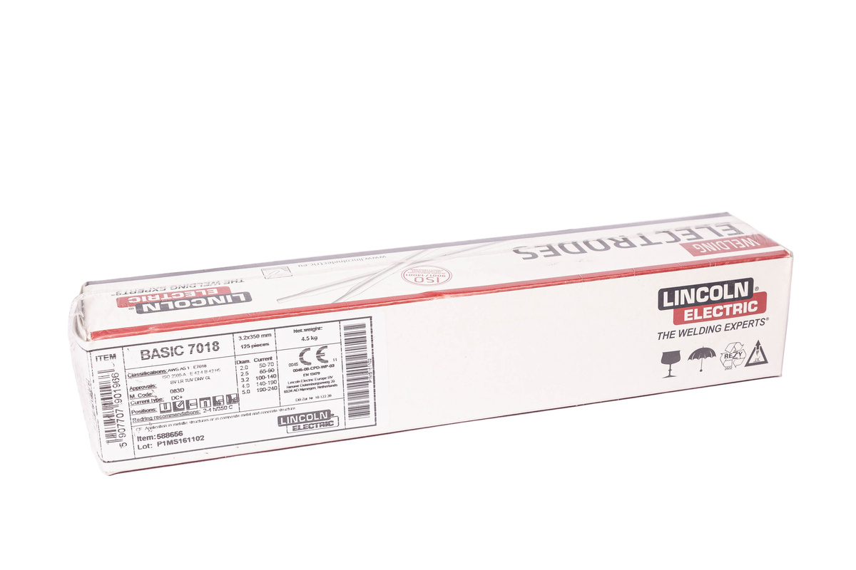 Elektrody zasadowe Lincoln Basic 7018 3,2mm (4,5kg)